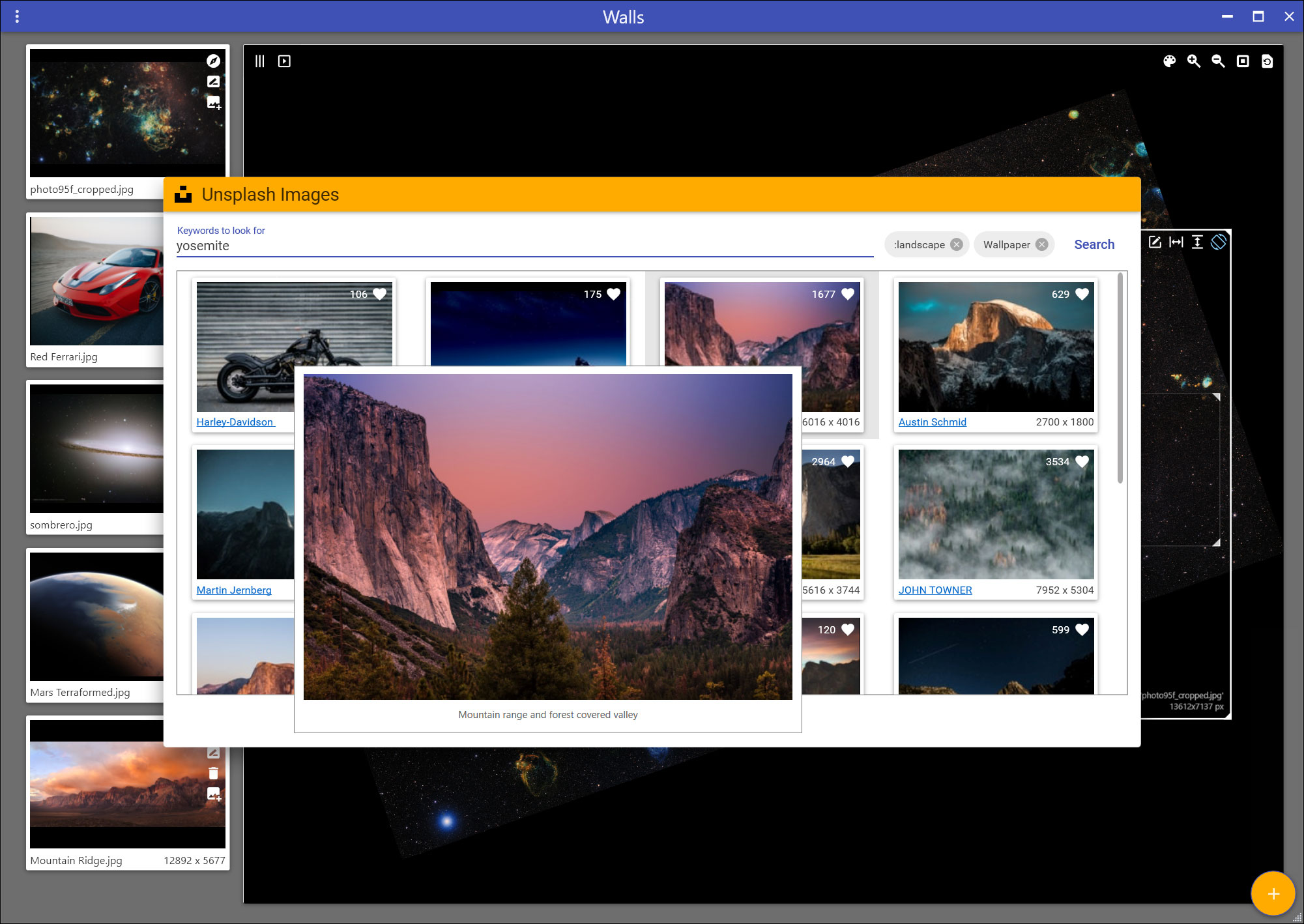 Unsplash Search